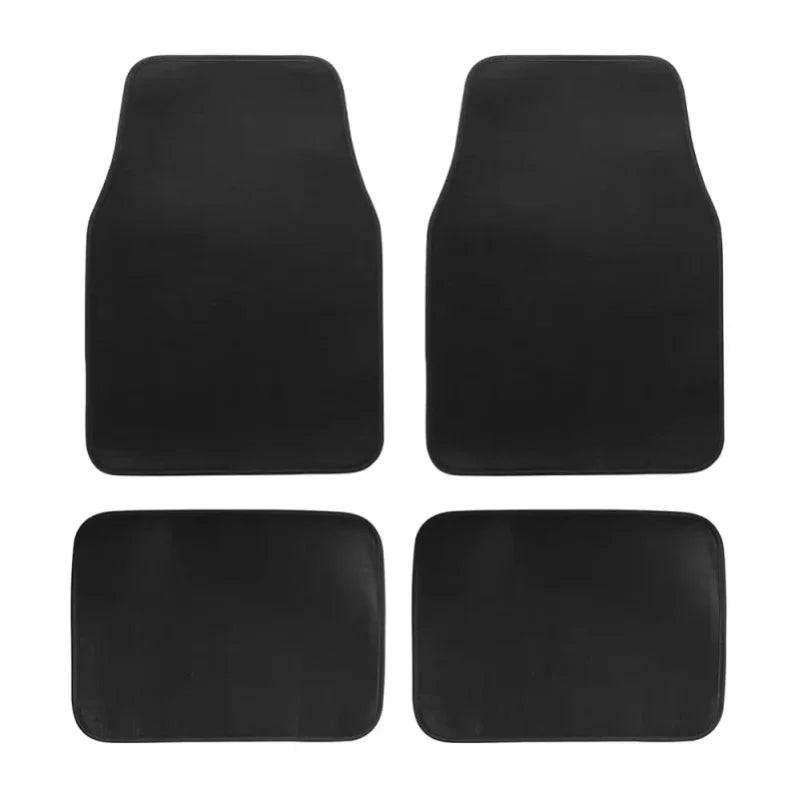 Car floor mat installed in a vehicle