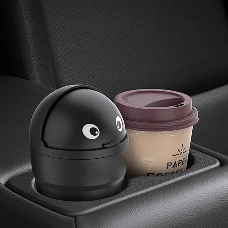 Car trash can storage accessory