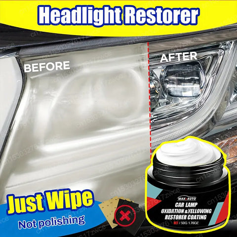 Polishing a vehicle headlight